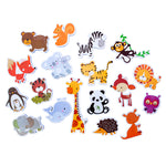 Wild Animal Sticky FiZZLeS Bath Foam Critters (18 pieces)