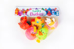 Funky Bath Duckies that Squeak x 5  - FiZZLeS