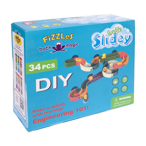 34 Piece FiZZLeS Bath Slidey