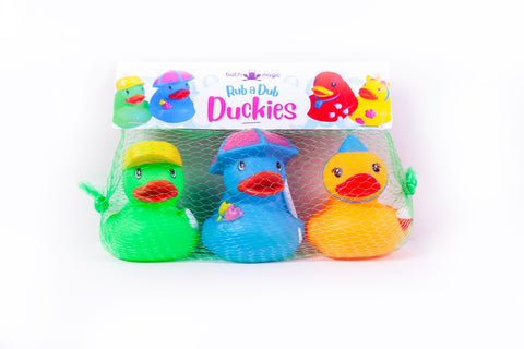 Rub a Dub Duckies - Floating Bath Ducks 3 Piece - FiZZLeS