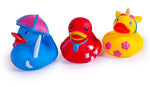 Rub a Dub Duckies - Floating Bath Ducks 3 Piece - FiZZLeS