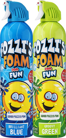 Fozzi's Foam Brilliant Blue & Groovy Green Soap ,Good Clean Fun 2 x 18.06 oz (550ml)