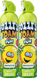 Fozzi's 2 x Foam Groovy Green, Good Clean Fun 2 x 18.06 oz (550ml)